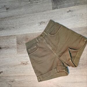 American Apparel Army Green Shorts